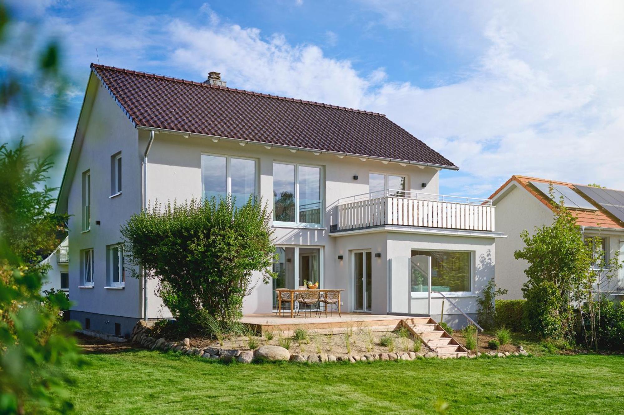 Lykke Hus - Wohnung Mathildas Garten Eg 티멘도르프스트랜드 외부 사진